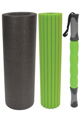 Wałki do masażu 3w1 Schildkrot szaro-zielony 960039