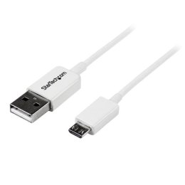 1M WHITE USB TO MICRO USB CBL/.
