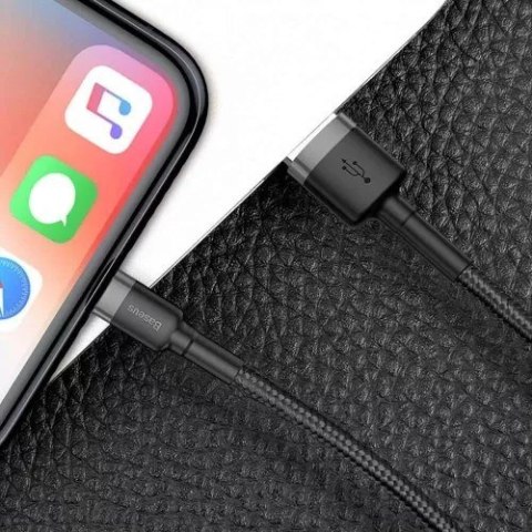CABLE LIGHTNING TO USB 2M/GRAY/BLACK CALKLF-CG1 BASEUS CABLE LIGHTNING TO USB 2M/GRAY/BLACK CALKLF-CG1 BASEUS