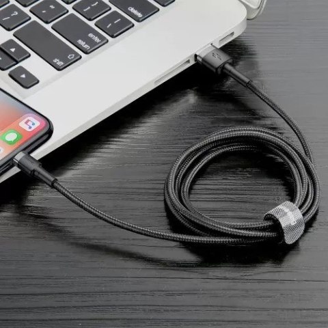 CABLE LIGHTNING TO USB 2M/GRAY/BLACK CALKLF-CG1 BASEUS CABLE LIGHTNING TO USB 2M/GRAY/BLACK CALKLF-CG1 BASEUS
