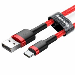 CABLE USB TO USB-C 1M/RED/BLACK CATKLF-B91 BASEUS