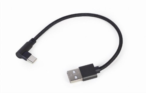 CABLE USB2 TO USB-C ANGLED/CC-USB2-AMCML-0.2M GEMBIRD CABLE USB2 TO USB-C ANGLED/CC-USB2-AMCML-0.2M GEMBIRD
