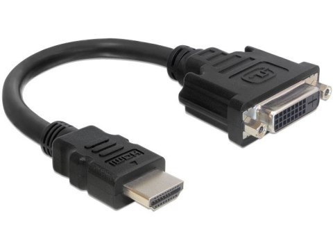 DeLOCK videokabel - HDMI / DVI - 20 cm DeLOCK videokabel - HDMI / DVI - 20 cm