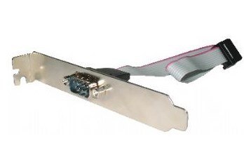 Gniazdo na śledziu Gembird CC-DB9-RECEPTACLE do obudowy (DB9M-COM) Gniazdo na śledziu Gembird CC-DB9-RECEPTACLE do obudowy (DB9M-COM)