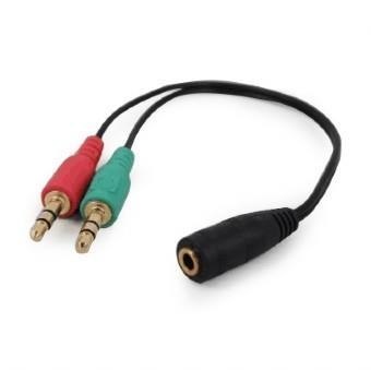 KABEL AUDIO 3.5MM SOCKET TO 2X3.5MM PLUG CCA-418 GEMBIRD KABEL AUDIO 3.5MM SOCKET TO 2X3.5MM PLUG CCA-418 GEMBIRD