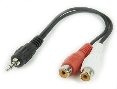 KABEL AUDIO 3.5MM TO 2RCA SOCKET CCA-406 GEMBIRD KABEL AUDIO 3.5MM TO 2RCA SOCKET CCA-406 GEMBIRD
