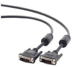 KABEL DVI DUAL LINK 1.8M CC-DVI2-BK-6 GEMBIRD KABEL DVI DUAL LINK 1.8M CC-DVI2-BK-6 GEMBIRD