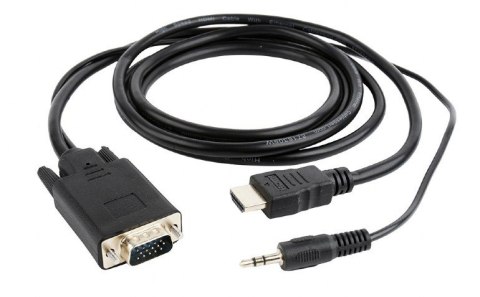 KABEL HDMI-VGA +3.5MM 3M A-HDMI-VGA-03-10 GEMBIRD KABEL HDMI-VGA +3.5MM 3M A-HDMI-VGA-03-10 GEMBIRD