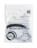 KABEL LIGHTING USB2 1.5M SPIRAL CC-LMAM-1.5M GEMBIRD