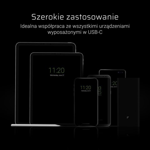 KABEL USB-A -> USB-C Green Cell Matte 25cm ULTRA CHARGE QUICK CHARGE 3.0 KABGC03 KABEL USB-A -> USB-C Green Cell Matte 25cm ULTRA CHARGE QUICK CHARGE 3.0 KABGC03