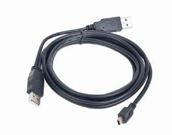 KABEL USB2 DUAL AM-MINI 0.9M BLACK CCP-USB22-AM5P-3 GEMBIRD KABEL USB2 DUAL AM-MINI 0.9M BLACK CCP-USB22-AM5P-3 GEMBIRD
