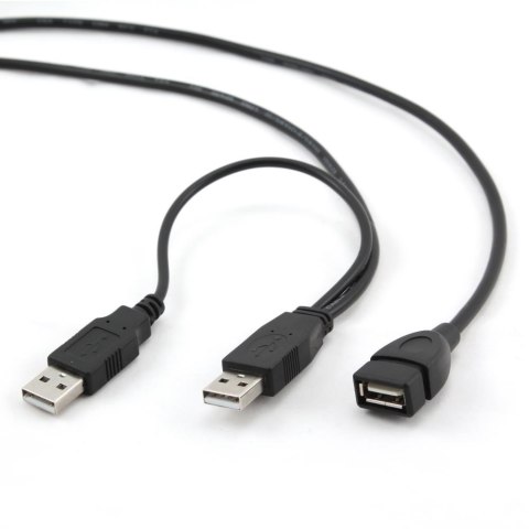 KABEL USB2 DUAL EXTENSION AMAF 0.9M CCP-USB22-AMAF-3 GEMBIRD KABEL USB2 DUAL EXTENSION AMAF 0.9M CCP-USB22-AMAF-3 GEMBIRD