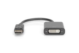 Kabel DP/DVI-I (24+5) M/Ż z zatrzaskiem cz. 0,15m Displayport 1080p 60Hz FHD