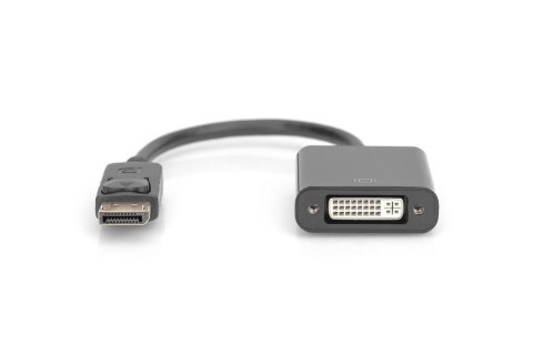 Kabel DP/DVI-I (24+5) M/Ż z zatrzaskiem cz. 0,15m Displayport 1080p 60Hz FHD Kabel DP/DVI-I (24+5) M/Ż z zatrzaskiem cz. 0,15m Displayport 1080p 60Hz FHD