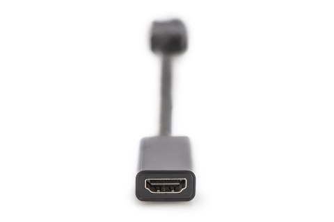 Kabel DP/HDMI A M/Ż z zatrzaskiem czarny 0,15m Displayport 1080p 60Hz FHD Kabel DP/HDMI A M/Ż z zatrzaskiem czarny 0,15m Displayport 1080p 60Hz FHD