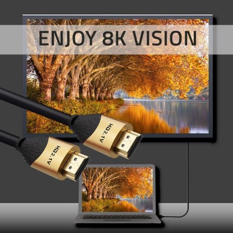 Kabel HDMI M/M, v2.1 Ultra high speed 8K Qoltec (3m) Kabel HDMI M/M, v2.1 Ultra high speed 8K Qoltec (3m)