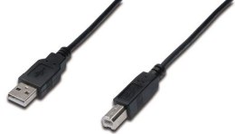 Kabel USB A/USB B M/M czarny 3m USB 2.0 HighSpeed