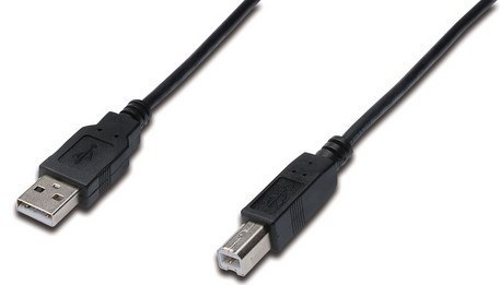 Kabel USB A/USB B M/M czarny 3m USB 2.0 HighSpeed Kabel USB A/USB B M/M czarny 3m USB 2.0 HighSpeed