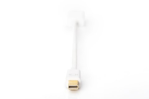Kabel miniDP/HDMI A M/Ż biały 0,15m Displayport 1080p 60Hz FHD Kabel miniDP/HDMI A M/Ż biały 0,15m Displayport 1080p 60Hz FHD