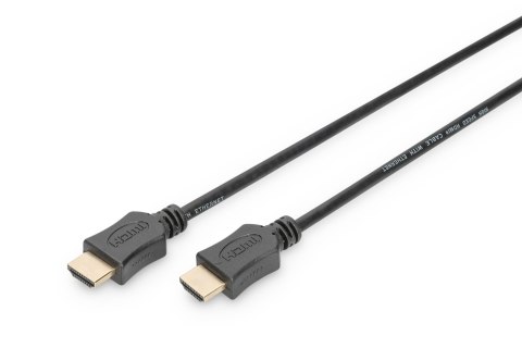 Kabel połączeniowy HDMI 1.4 High Speed Ethernet 1080p60Hz FHD HDMI A/HDMI A M/M czarny 3m Kabel połączeniowy HDMI 1.4 High Speed Ethernet 1080p60Hz FHD HDMI A/HDMI A M/M czarny 3m
