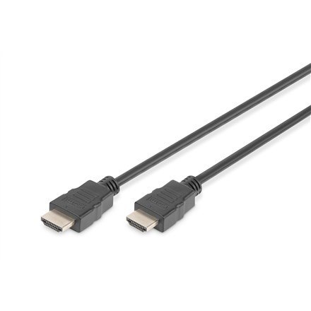 Kabel połączeniowy HDMI 1.4 High Speed Ethernet 1080p60Hz FHD HDMI A/HDMI A M/M czarny 3m Kabel połączeniowy HDMI 1.4 High Speed Ethernet 1080p60Hz FHD HDMI A/HDMI A M/M czarny 3m