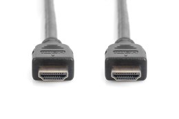 Kabel połączeniowy HDMI 2.1 Ultra High Speed 8K60Hz UHD HDMI A/HDMI A M/M czarny 1m