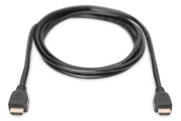 Kabel połączeniowy HDMI 2.1 Ultra High Speed 8K60Hz UHD HDMI A/HDMI A M/M czarny 1m
