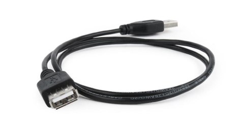 Kabel przedłużacz USB 2.0 Gembird AM-AF 0,75 m (czarny) Kabel przedłużacz USB 2.0 Gembird AM-AF 0,75 m (czarny)