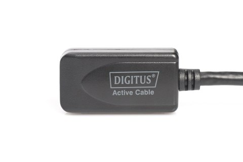 Kabel przedłużający USB 3.0 SuperSpeed 5mTyp USB A/USB A M/Ż aktywny, czarny 5m Kabel przedłużający USB 3.0 SuperSpeed 5mTyp USB A/USB A M/Ż aktywny, czarny 5m
