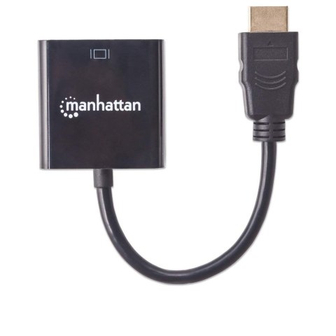 Konwerter Adapter HDMI na VGA 1080p z Zasilaniem USB Konwerter Adapter HDMI na VGA 1080p z Zasilaniem USB