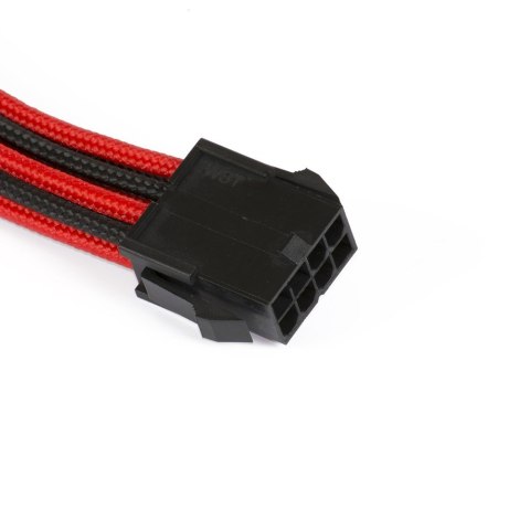 PHANTEKS 6+2-Pin PCIe Extension 50cm - z oplotem czerwony PHANTEKS 6+2-Pin PCIe Extension 50cm - z oplotem czerwony