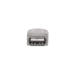 PRZEDŁUŻACZ USB 2.0 A-A M/F 3M SREBRNY