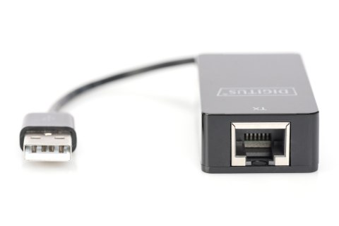 Przedłużacz USB 1.1po skrętce Cat.5e/6 UTP/SFP do 45m, czarny, 20cm Przedłużacz USB 1.1po skrętce Cat.5e/6 UTP/SFP do 45m, czarny, 20cm