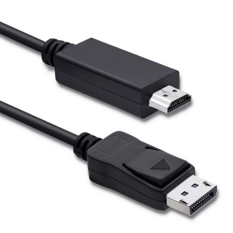 Qoltec DisplayPort v1.1 męski | HDMI męski | 4K | 2m