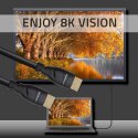 Qoltec Kabel HDMI v2.1 Ultra high speed 8K | 60Hz | 26AWG | GOLD | 5m