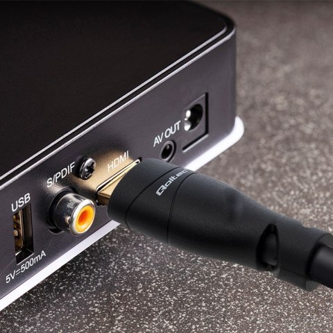 Qoltec Kabel HDMI v2.1 Ultra high speed 8K | 60Hz | 26AWG | GOLD | 5m Qoltec Kabel HDMI v2.1 Ultra high speed 8K | 60Hz | 26AWG | GOLD | 5m