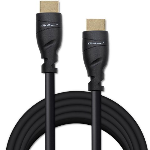 Qoltec Kabel HDMI v2.1 Ultra high speed 8K | 60Hz | 26AWG | GOLD | 5m Qoltec Kabel HDMI v2.1 Ultra high speed 8K | 60Hz | 26AWG | GOLD | 5m