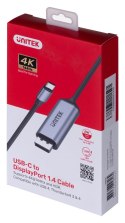Unitek Adapter USB-C na DP 1.4 8K@60Hz kabel 1,8 m
