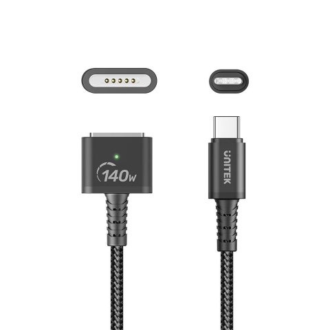 Unitek Kabel zasilający USB-C - MagSafe 3 140W 2 m Unitek Kabel zasilający USB-C - MagSafe 3 140W 2 m