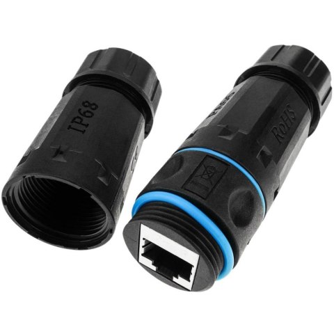 ADAPTER ŁĄCZNIK RJ45 F/F CAT6 F/UTP ZEWNĘTRZNY IP68 ADAPTER ŁĄCZNIK RJ45 F/F CAT6 F/UTP ZEWNĘTRZNY IP68