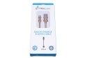 Extralink | Kabel ze złączem Lightning | do smartphonów IPHONE, maks. prąd 2A, wzmocniony oplotem, długość 1m, złoty