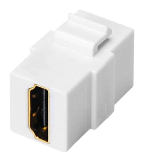 Gniazdo HDMI typu keystone (2x żeńskie), kolor biały ALANTEC Gniazdo HDMI typu keystone (2x żeńskie), kolor biały ALANTEC