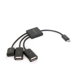 KABEL USB OTG 2AF +MICRO BF TO MICRO BM UHB-OTG-02 GEMBIRD