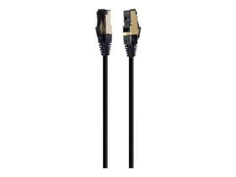 Kabel kat.8 SFTP LSZH Patch cord 0,25m (czarny) Gembird Kabel kat.8 SFTP LSZH Patch cord 0,25m (czarny) Gembird