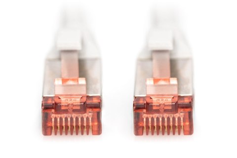 Kabel krosowy (patch cord) RJ45-RJ45, kat.6, S/FTP, AWG 27/7, LSOH, 1.5m, szary Kabel krosowy (patch cord) RJ45-RJ45, kat.6, S/FTP, AWG 27/7, LSOH, 1.5m, szary