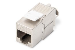 Moduł (gniazdo) keystone RJ45 (8P8C) kat.6A, STP, ekranowany, beznarzędziowy, stalowy