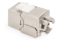 Moduł (gniazdo) keystone RJ45 (8P8C) kat.6A, STP, ekranowany, beznarzędziowy, stalowy
