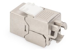 Moduł (gniazdo) keystone RJ45 (8P8C) kat.6A, STP, ekranowany, beznarzędziowy, stalowy