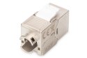 Moduł (gniazdo) keystone RJ45 (8P8C) kat.6A, STP, ekranowany, beznarzędziowy, stalowy