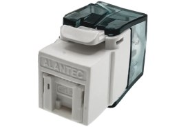 Moduł keystone RJ45 beznarzędziowy UTP kat.6 ALANTEC Plus - badanie jakości INTERTEK (USA) - PODWYŻSZONE PARAMETRY TRANSMISYJNE